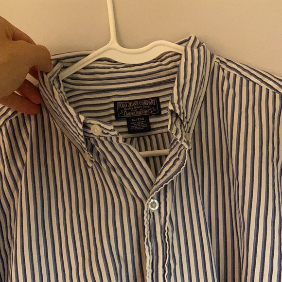 Men’s Buttoned Down Dress Shirt Long Sleeve Ralph Lauren - Picture 4 of 6